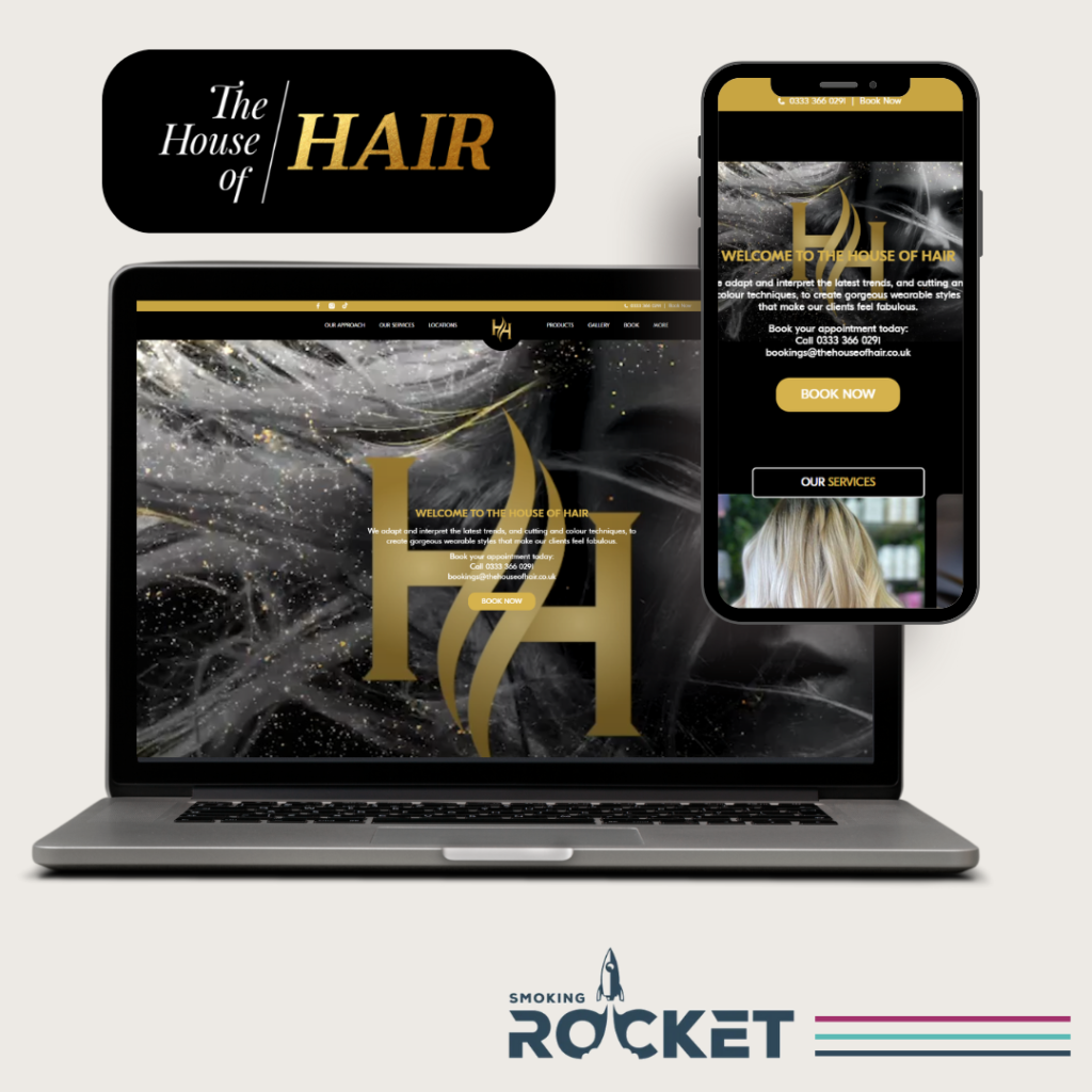 The House of Hair - Website Design