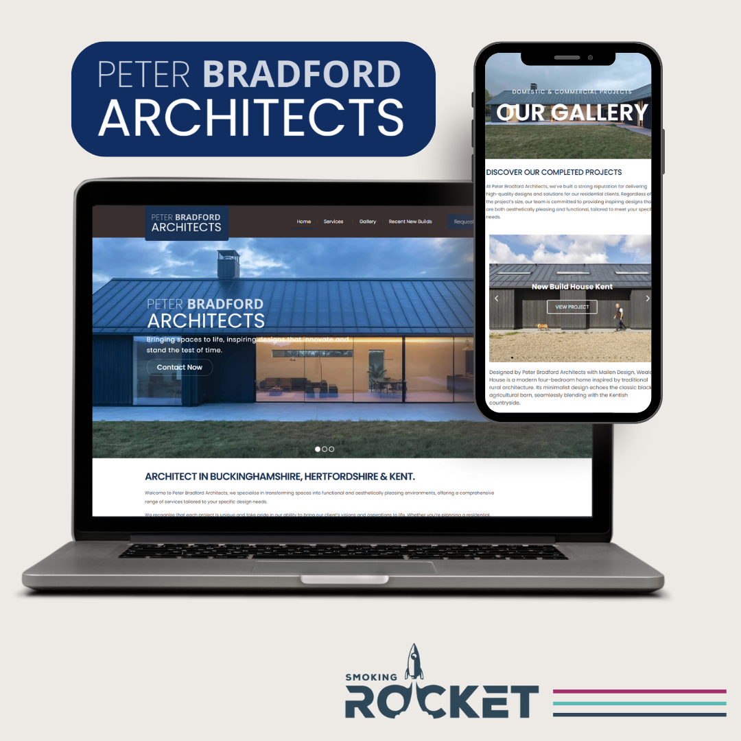 Peter Bradford Website Design